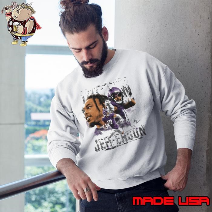 Justin Jefferson American professional football wide receiver Minnesota Vintage Sweatshirt