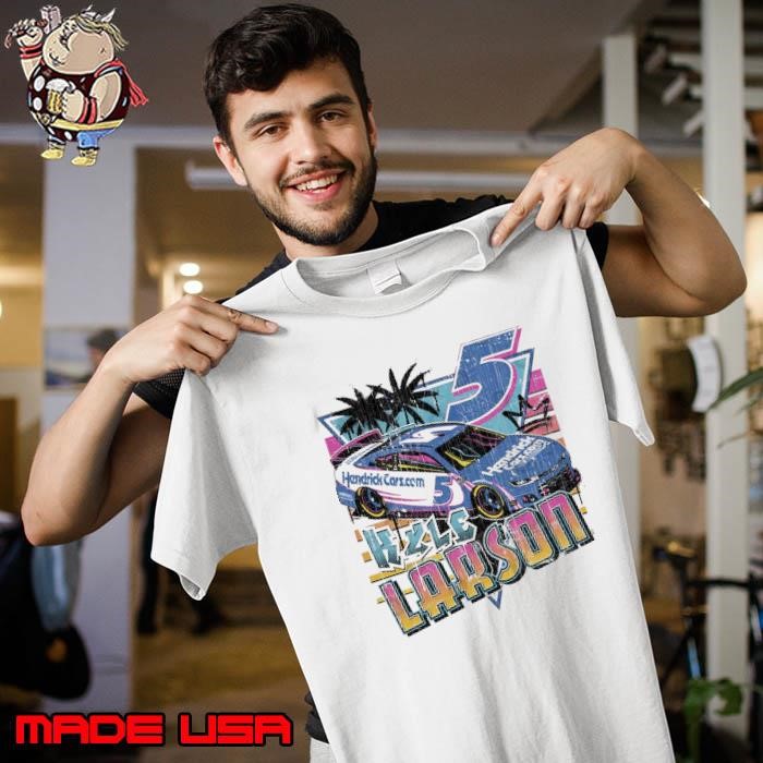 Kyle Larson Hendrickcars Palms Tree Retro Unisex