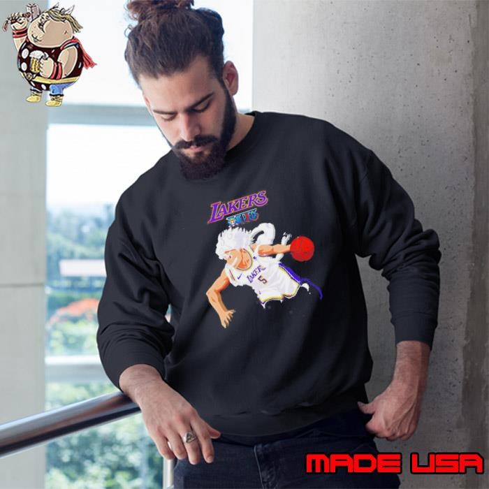 Lakers X One Piece Luffy Gear 5 Sweatshirt
