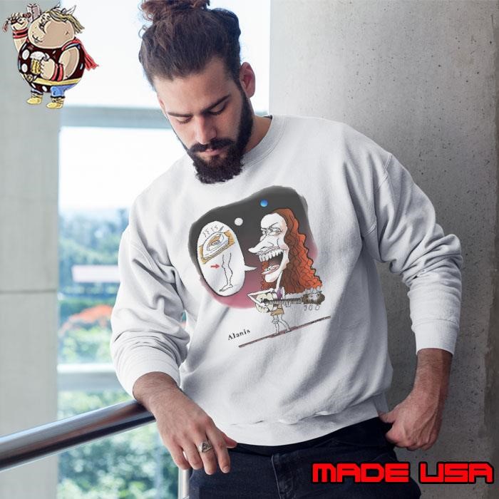 Lanis Morissette Caricature Irony Sweatshirt