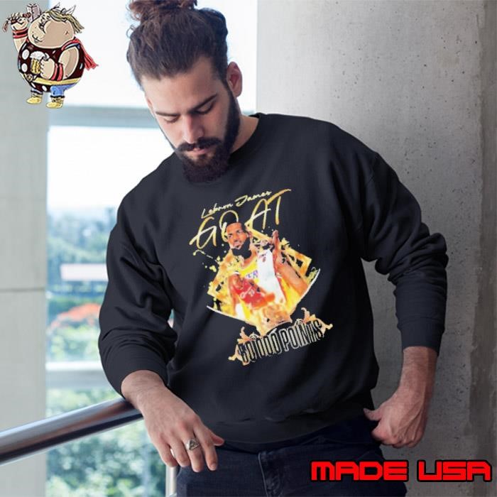 Lebron James Goat 50000 Points Signature shirts Sweatshirt