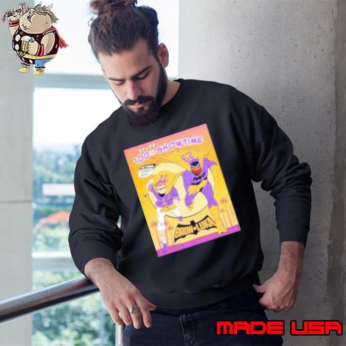 Lebron James Luka Doncic 77 23 100 showtime Batman comic Sweatshirt