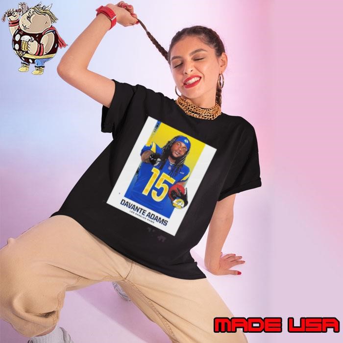 Los Angeles Rams Football NFL Davante Adams LAs Newest Star Painting Ladies tee