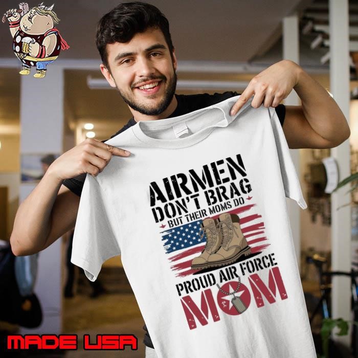 My Favorite Airman Calls Me Mom Proud Air Force Usa flag Unisex
