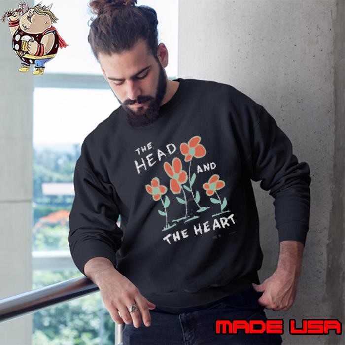 Nice The Head And The Heart Flower Sweatshirt