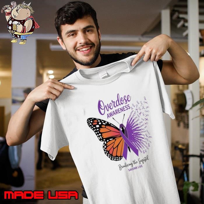 Overdose Awareness Month Breaking Butterfly Unisex