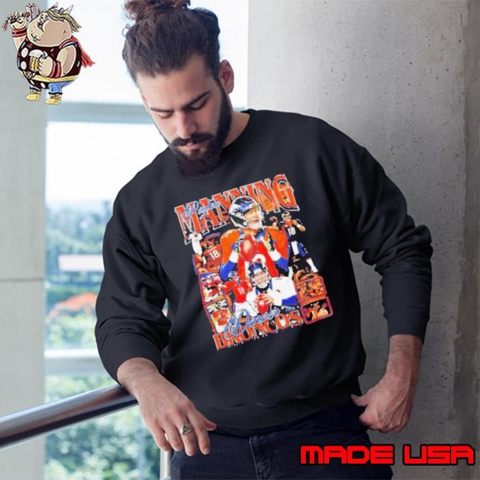 Peyton Manning Denver Broncos retro bootleg Sweatshirt