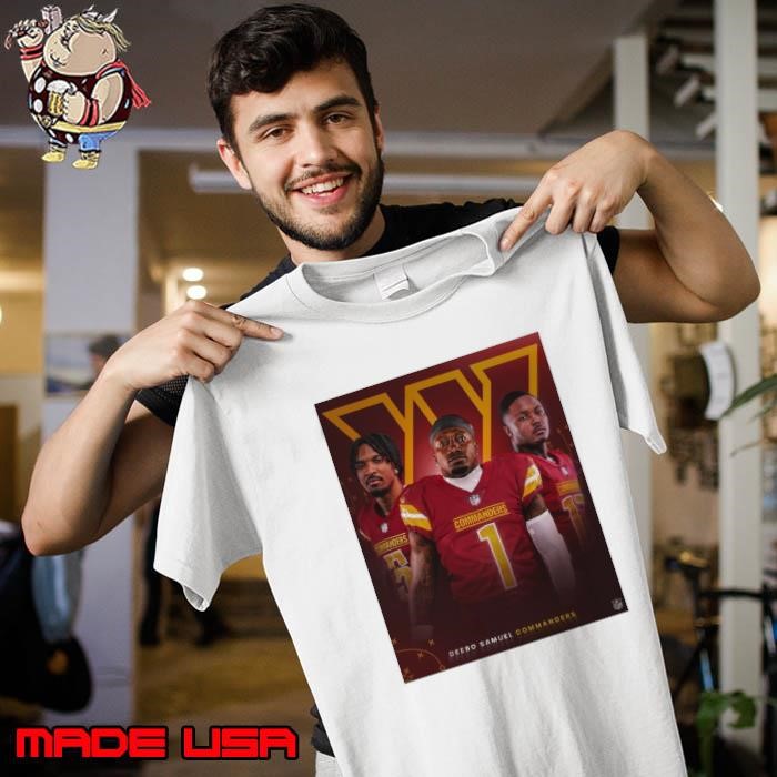 Poster The Washington Commanders new trio NFL Deebo Samuel, Jayden Daniels, Terry McLaurin 2025 Unisex