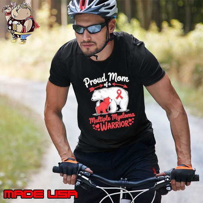 Proud Mom Multiple Myeloma Warrior Bear Unisex