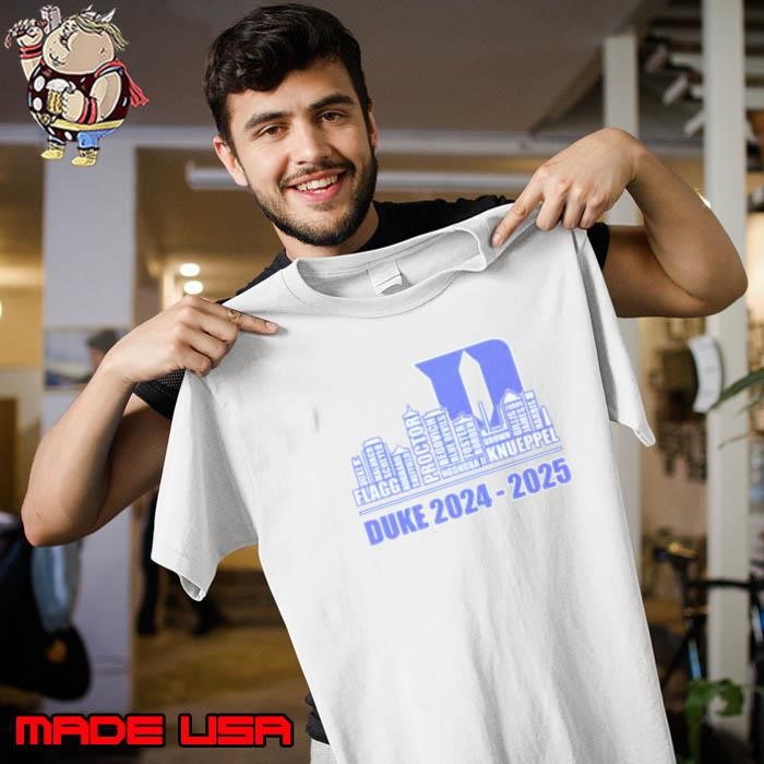 Skyline City Duke Blue Devils Mens Basketball 2024 2025 Players Name Unisex