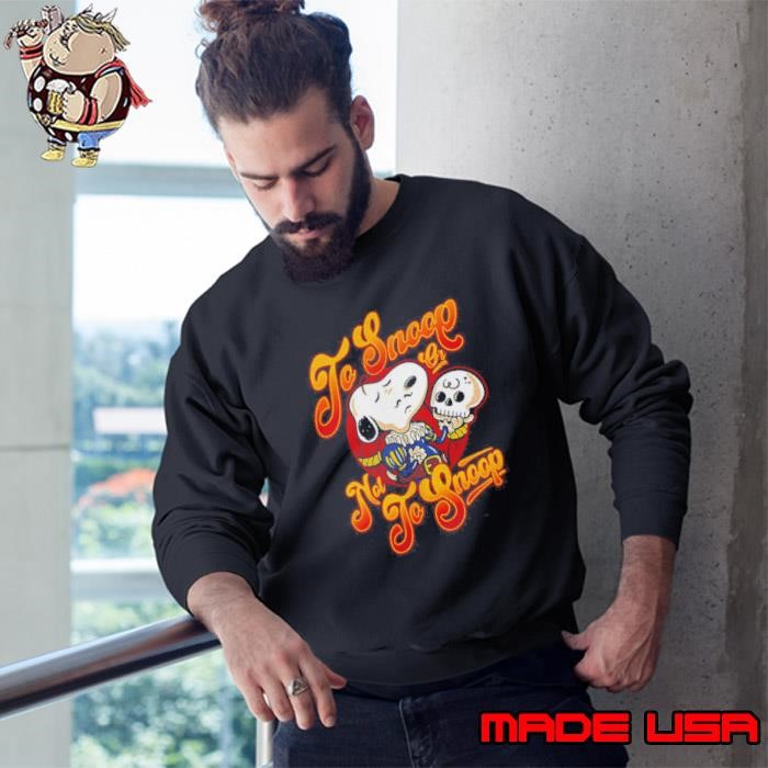 Snoopy Hamlet To Snoop Or Not Sweatshirt