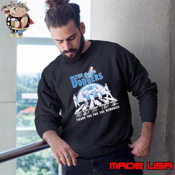 The Los Angeles Dodgers 1883 2025 142th Thank You For The Memories Signatures ahirts Sweatshirt