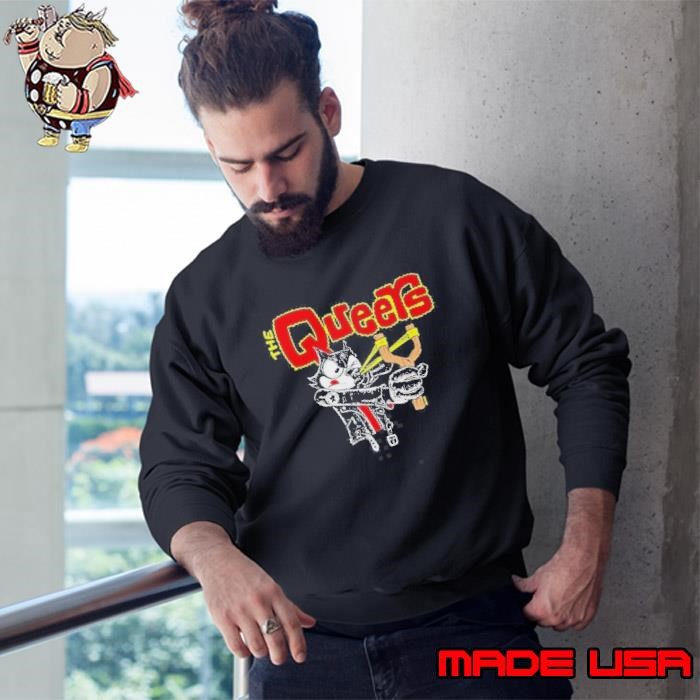 The Queers Slingshot Cat Felix Sweatshirt