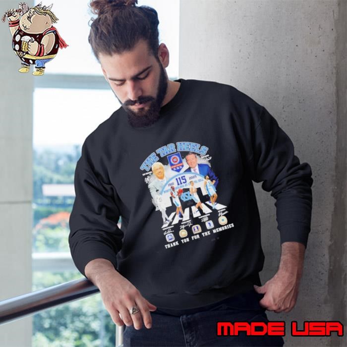 The Tar Heels 1910 2025 Abbey Road Thank You For The Memories Roy Williams Sweatshirt