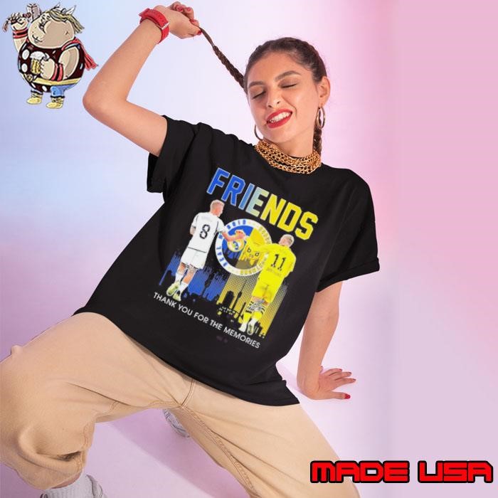 Toni Kroos Real Madrid And Marco Reus Borussia Dortmund Friends Signatures Thank You For The Memories Ladies tee