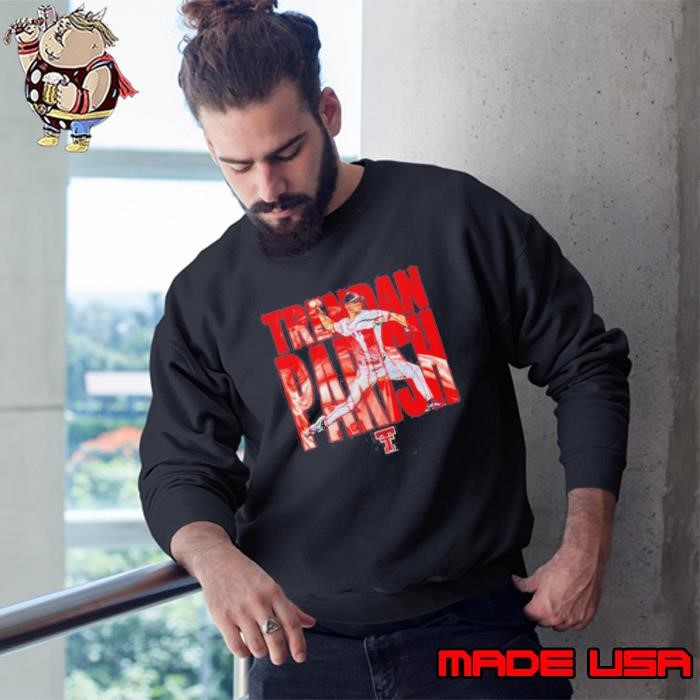 Trendan Parish Texas Tech Red Raiders Baseball Player Sweatshirt