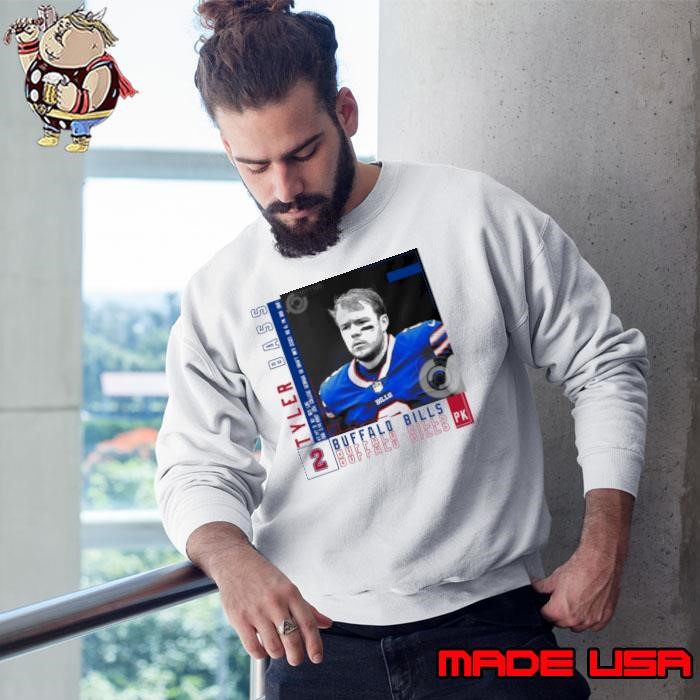 Tyler Bass American professional football placekicker Buffalo Bills Sweatshirt