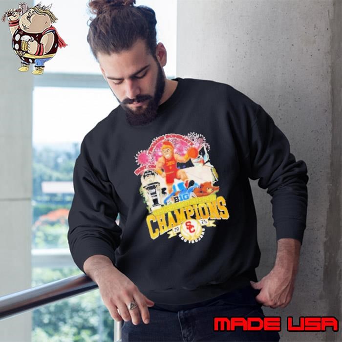 USC Trojans Dominate Women’s Basketball Tournament Champions 2025 mascot Sweatshirt