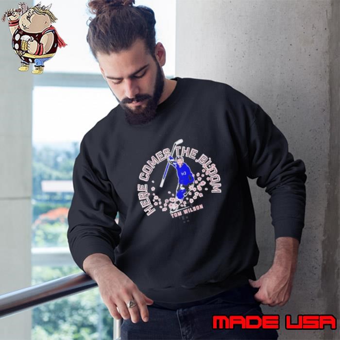 Washington Capitals Tom Wilson Here Comes The Bloom Sweatshirt