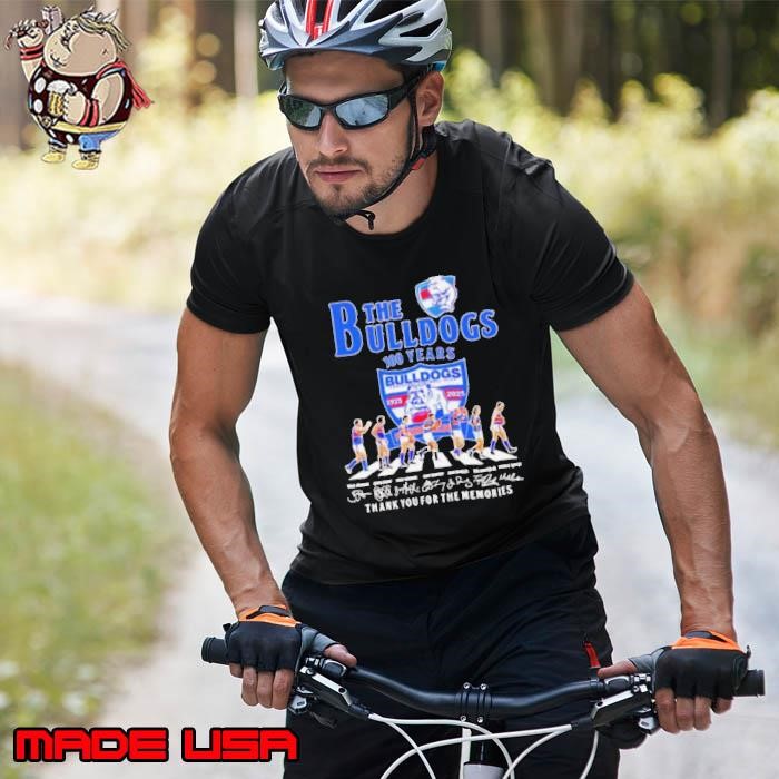 Western Bulldogs 100 years 1925 2025 thank you for the memories signature Unisex