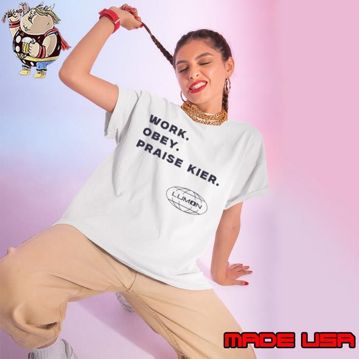 Work Obey Praise Kier Lumon Severance Ladies tee