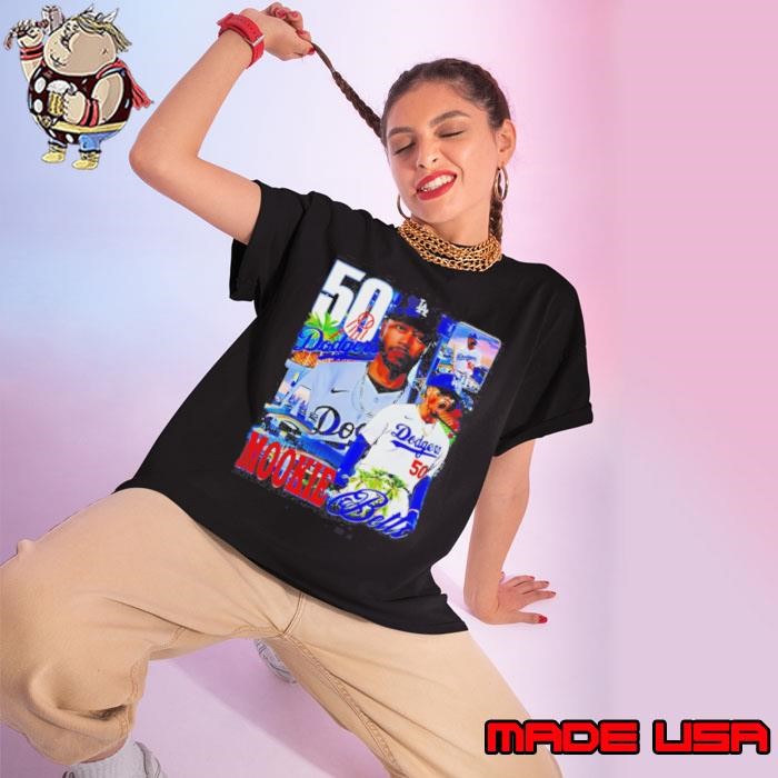 50 Mookie Betts Dodgers Graphic Ladies tee