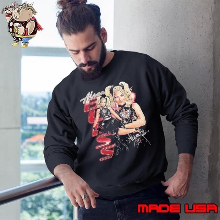 Alexa Bliss WWE pose graphic signature Sweatshirt