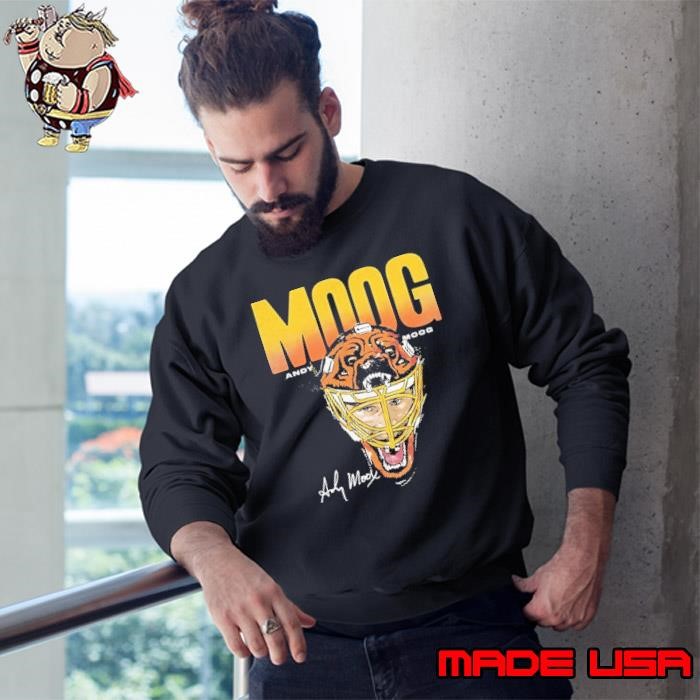 Andy Moog Boston Tiger mask signature Sweatshirt