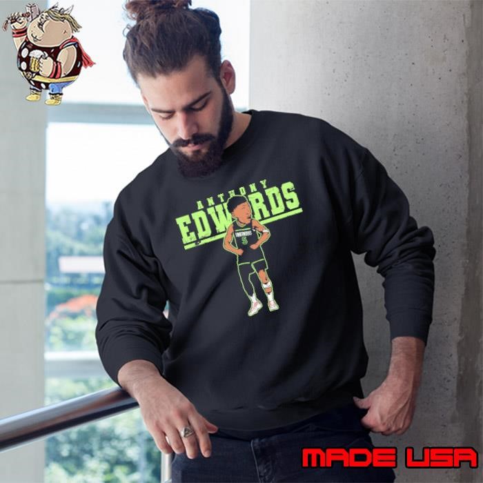 Anthony Edwards Ready for the game cartoon Sweatshirt