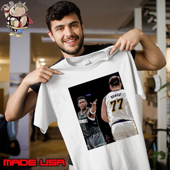 Anthony Edwards Taunting Luka Doncic Spider-Man Unisex