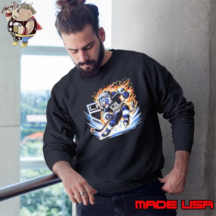 Art mascot burning Los Angeles Kings Sweatshirt
