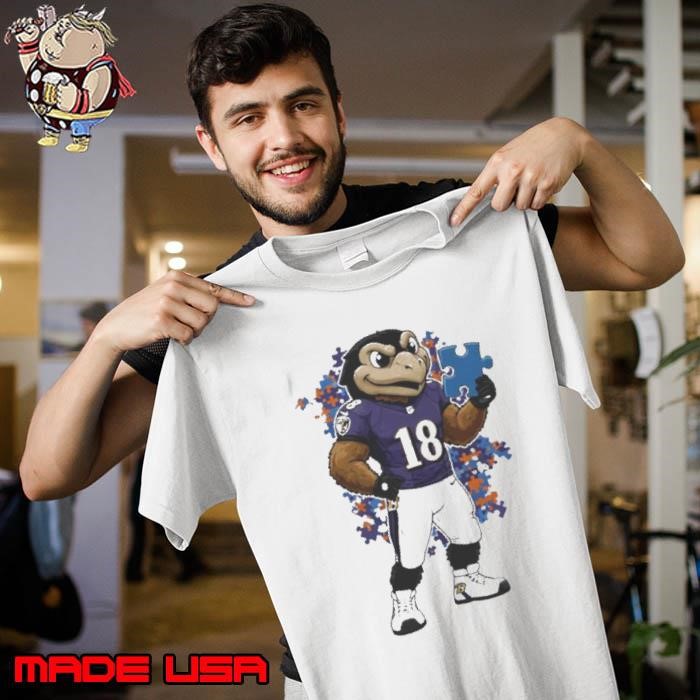 Autism Awareness Baltimore Ravens Mascot 2025 Unisex