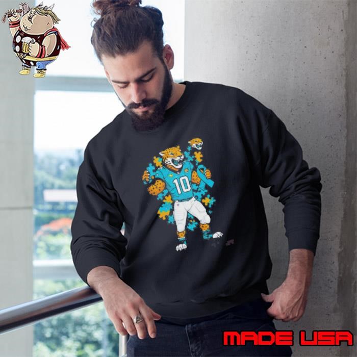 Autism Awareness Jacksonville Jaguars Mascot 2025 Sweatshirt