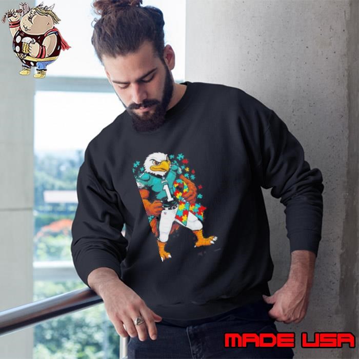 Autism Awareness Philadelphia Eagles Mascot 2025 Sweatshirt