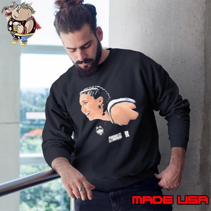 Azzi Fudd Portrait Uconn Huskies NCAA March Madness 2025 Sweatshirt