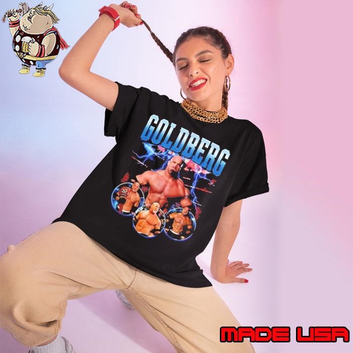 Bill Goldberg WWE bootleg lightning Ladies tee