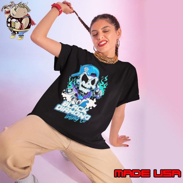 Black Diamond Tinting Co skeleton Ladies tee