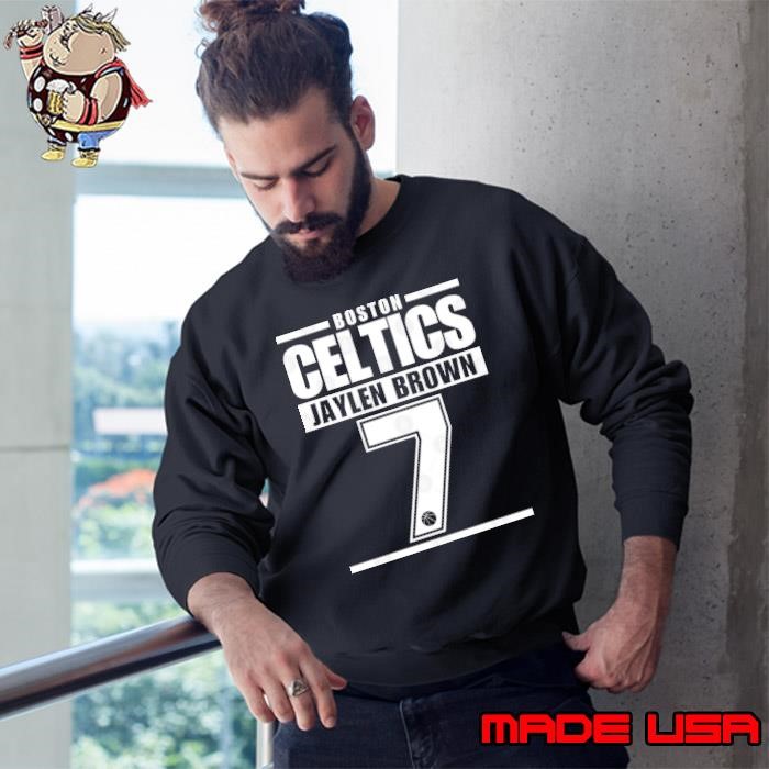 Boston Celtics Jaylen Brown 7 Basketball Varsity Sweatshirt