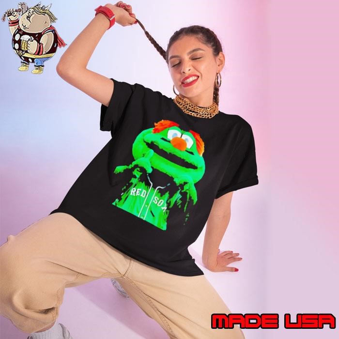 Boston Red Sox green mascot Ladies tee