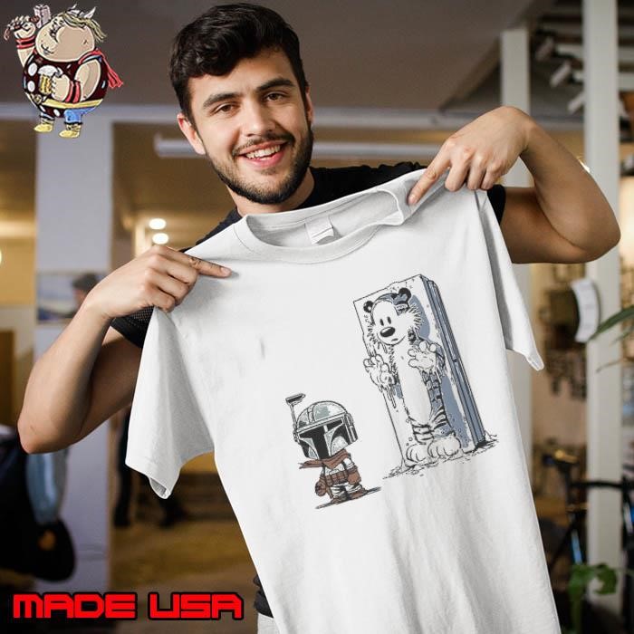 Calvin And Hobbes Boba Fett And Han Solo Frozen In Carbonite Unisex
