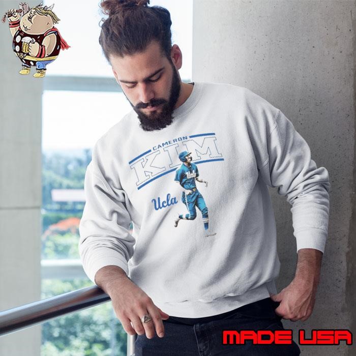 Cameron Kim Illustrated UCLA Bruins Baseball 2025 NCAA Big Ten Conference Painting Sweatshirt