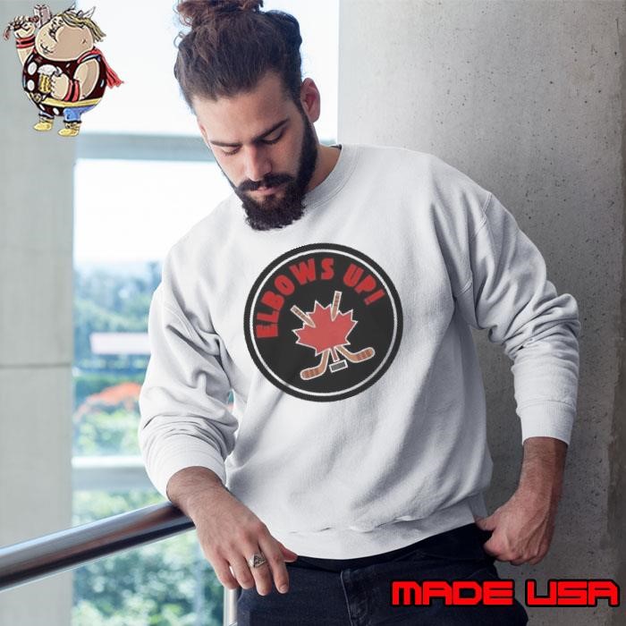 Canada Hockey Elbows Up Logo Sweatshirt