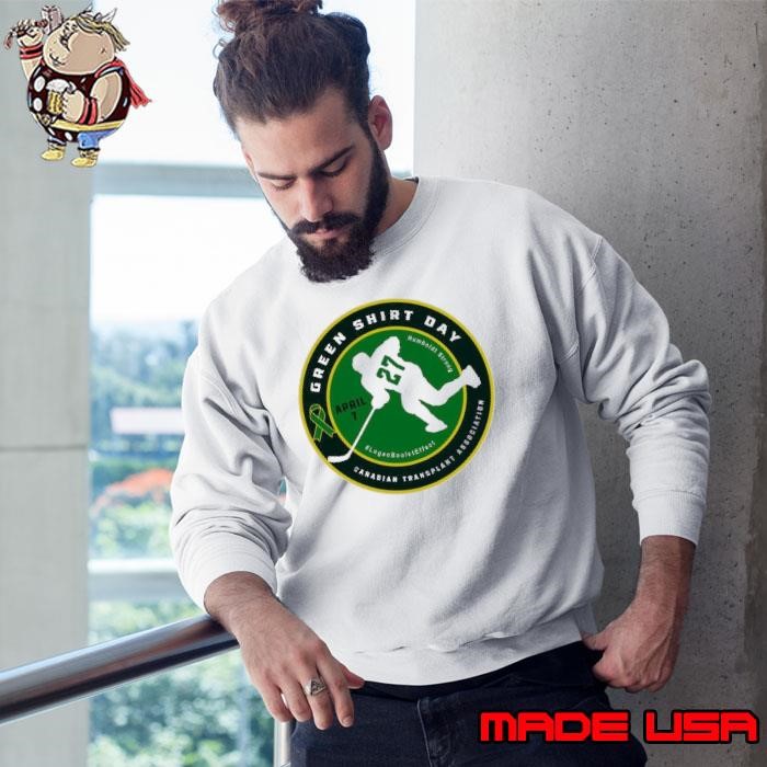 Canadian transplant association Green Day Humboldt Strong NHL logo Sweatshirt