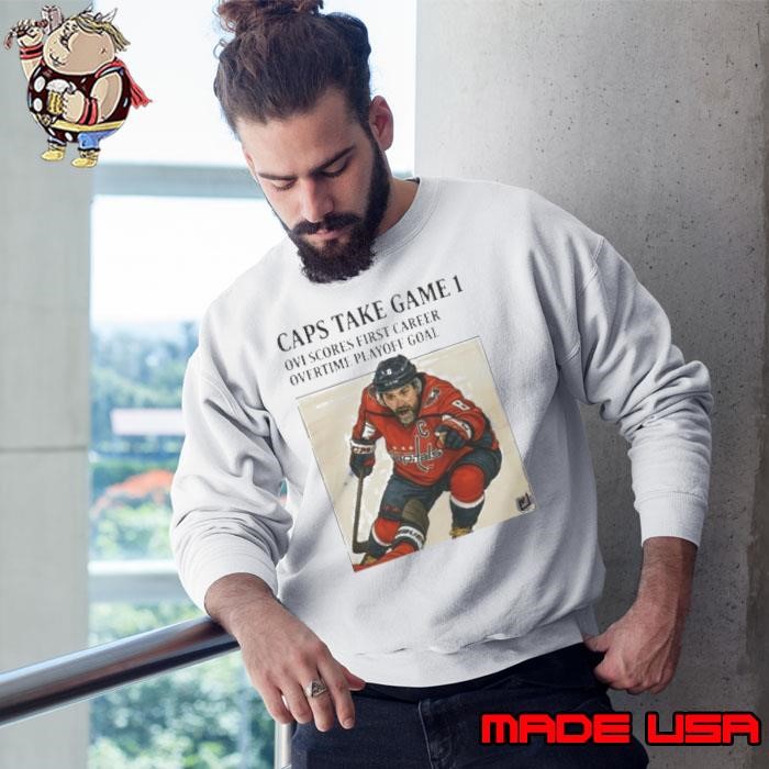 Caps Take Game 1 Alexander Ovechkin Washington Capitals Sweatshirt