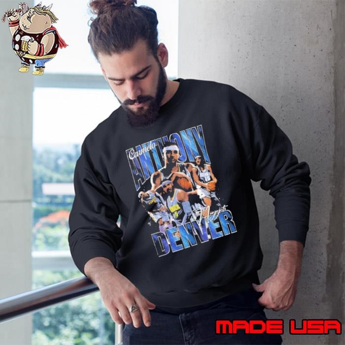 Carmelo Anthony Denver Grunge Sweatshirt