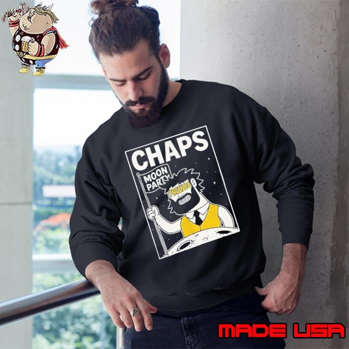 Chaps moon party free uga Sweatshirt