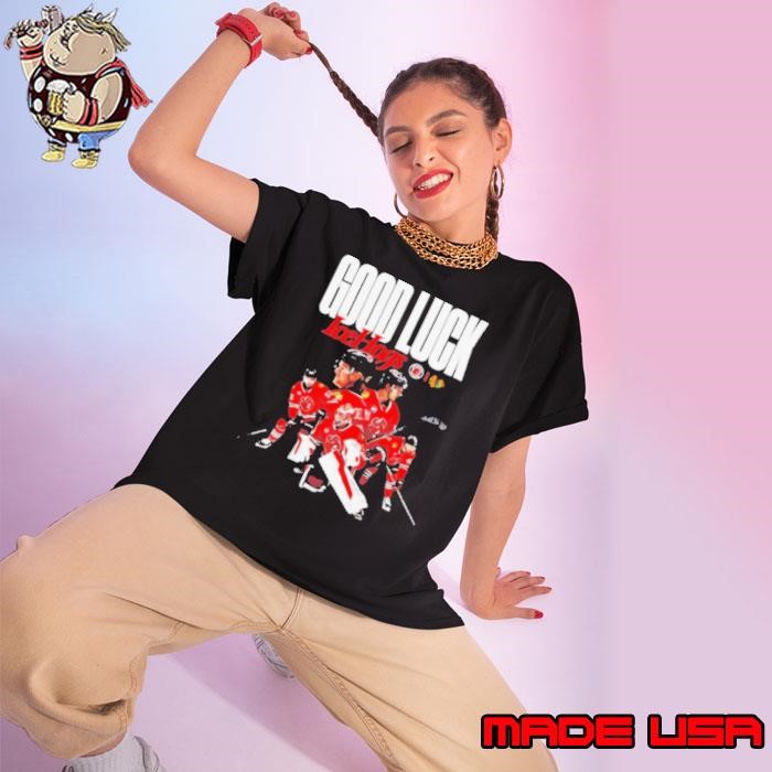 Chicago Blackhawks good luck icehogs poster Ladies tee