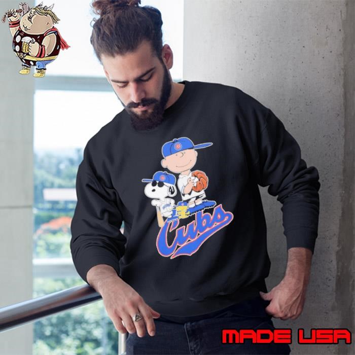 Chicago Cubs X Charlie Brown Snoopy Sweatshirt
