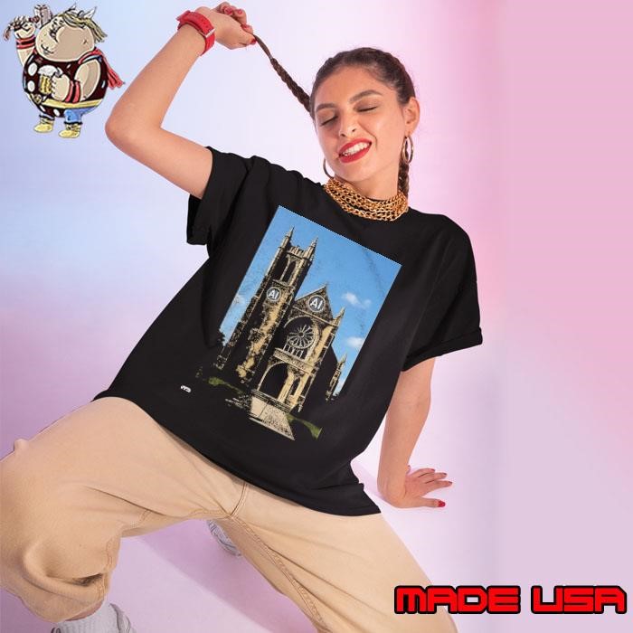 Church of AI castle Ladies tee