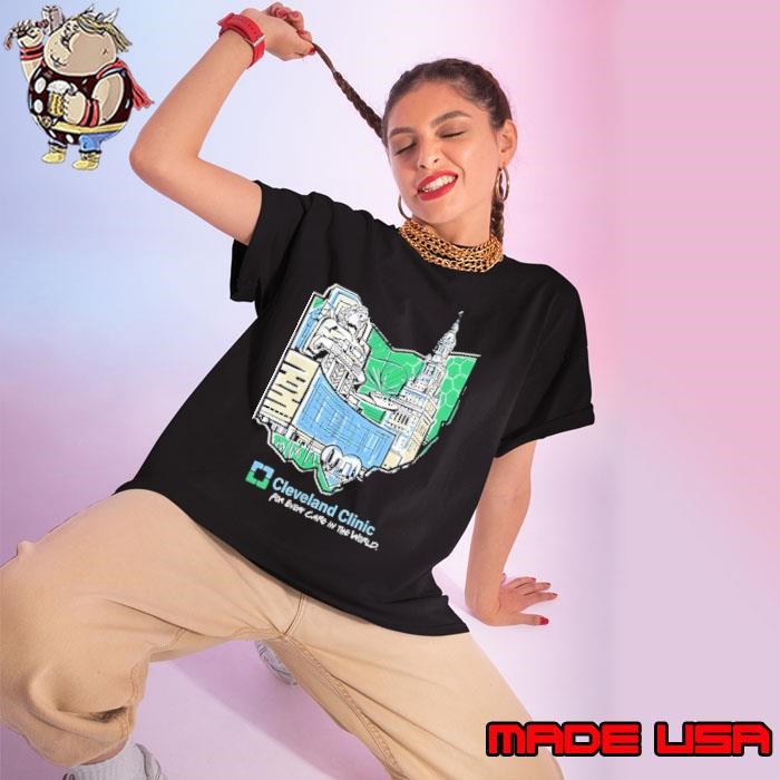 Cleveland Clinic Ohio for ever care in the world Ladies tee